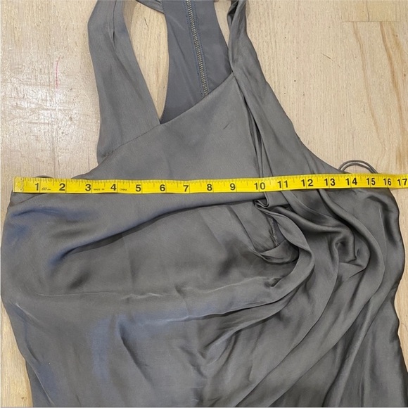 Helmut Lang gathered 100% silk dress Y2K NWOT - Picture 7 of 10